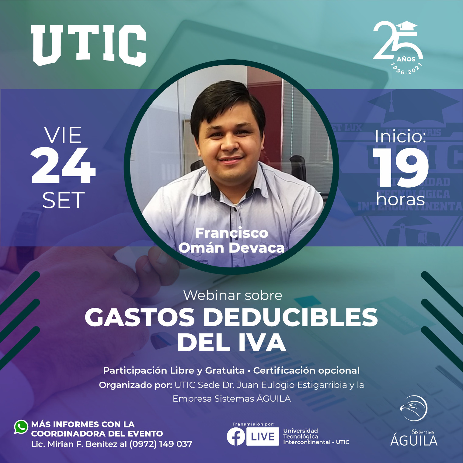 Webinar sobre Gastos Deducibles del IVA