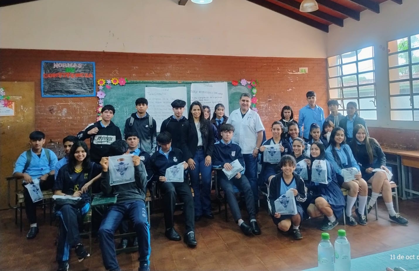 charla colegio roa bastos 2 Iván Caballero
